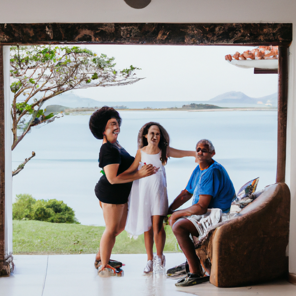 Família feliz em sua nova casa